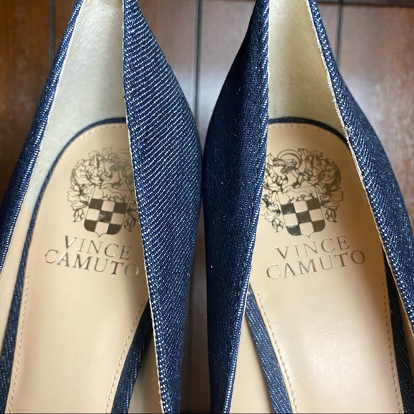 New Vince Camuto Stiletto Pump in Denim Size 10M Blue - Picture 3 of 8